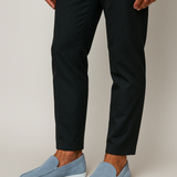 Elegantes mocassins de camurça