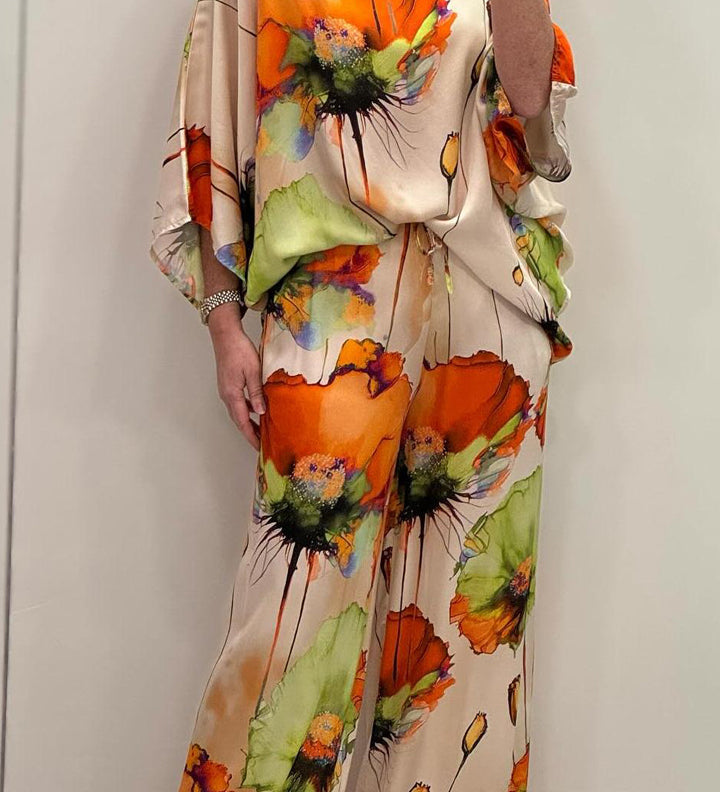 Patricia | Conjunto elegante com padrão