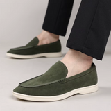Mocassins clássicos de camurça