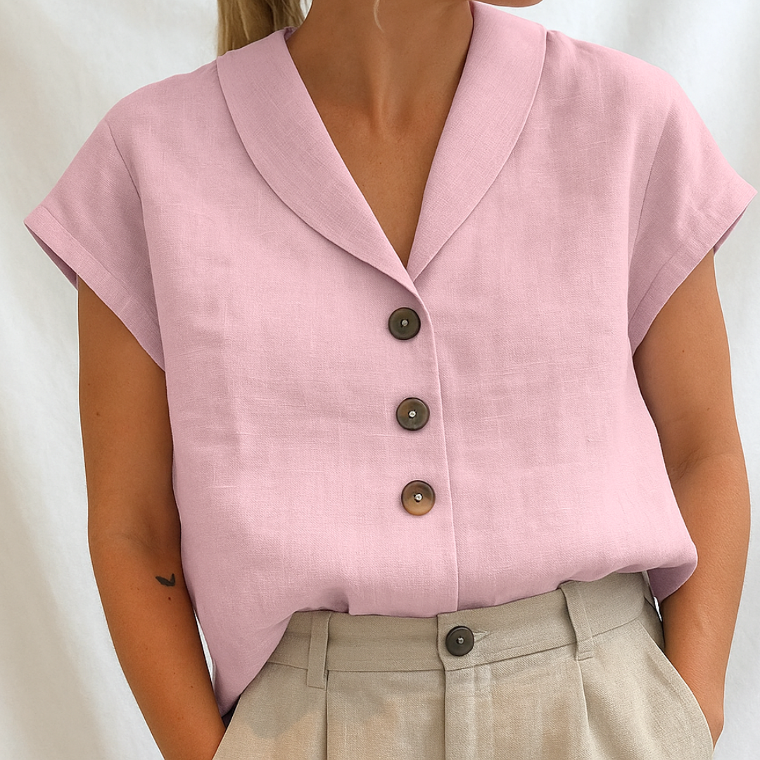 Lois | Blusa lisa elegante
