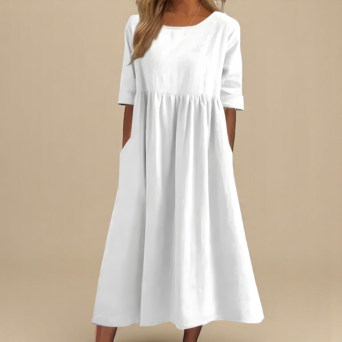 Minea - Vestido elegante  arejado