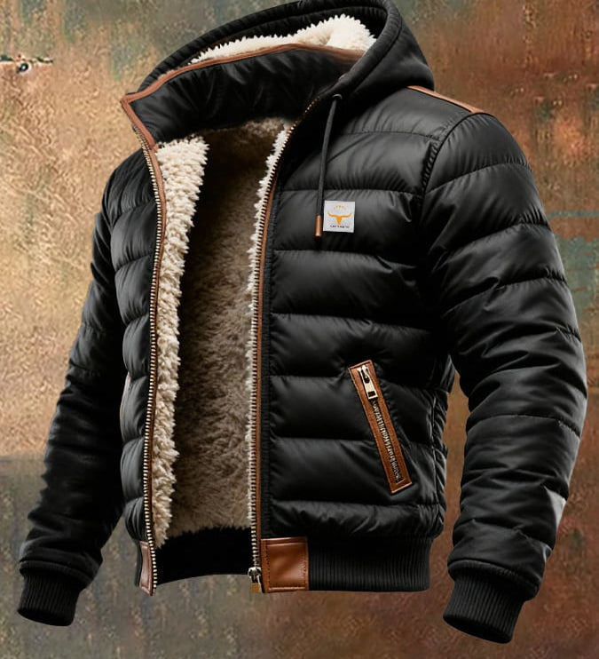 Casaco elegante com forro polar