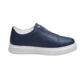 Sapatos Slip-On em pele