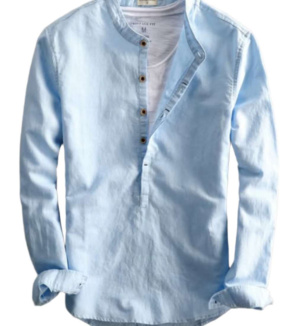 Camisa de linho premium