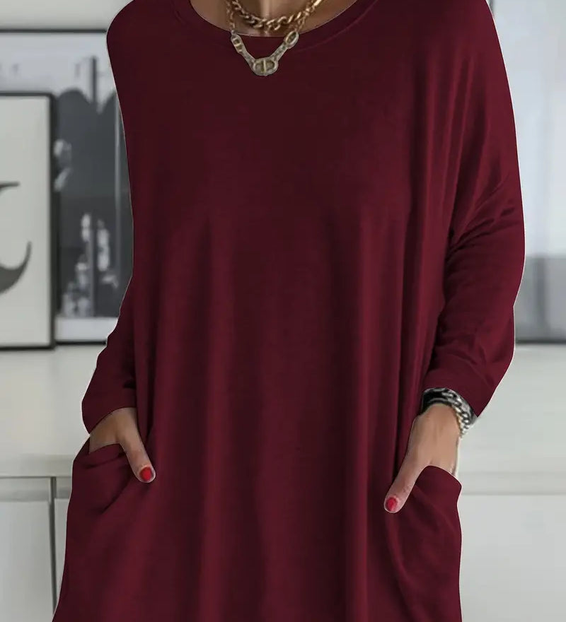 Victoria – Blusa longa feminina com elegância descontraída