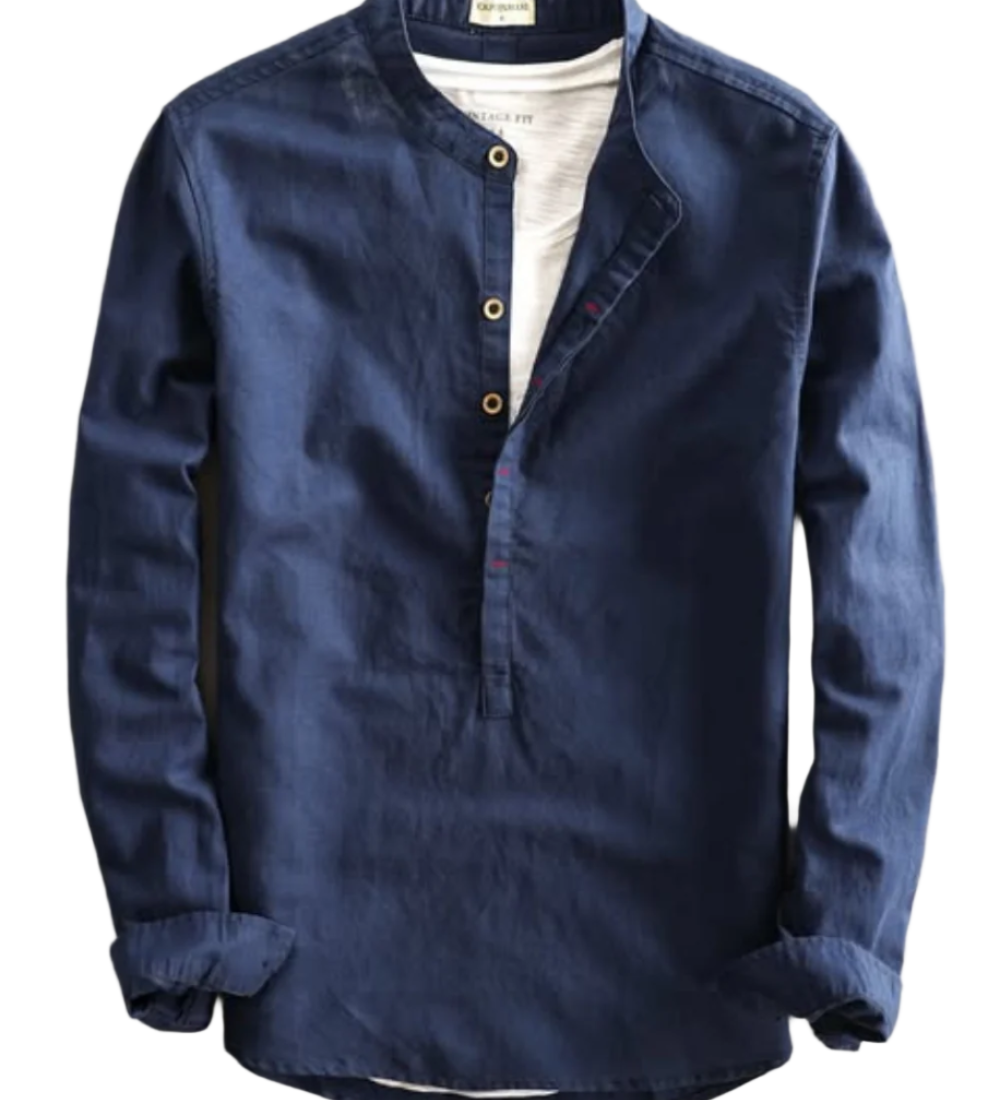 Camisa de linho premium