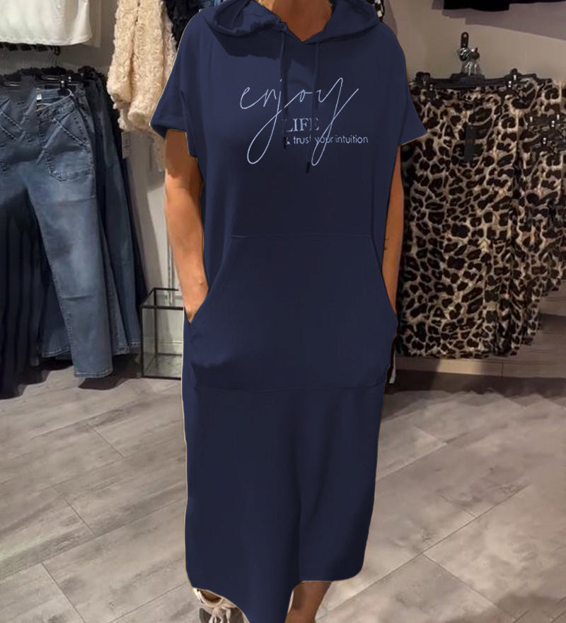 Saskia™ | Vestido casual com capuz