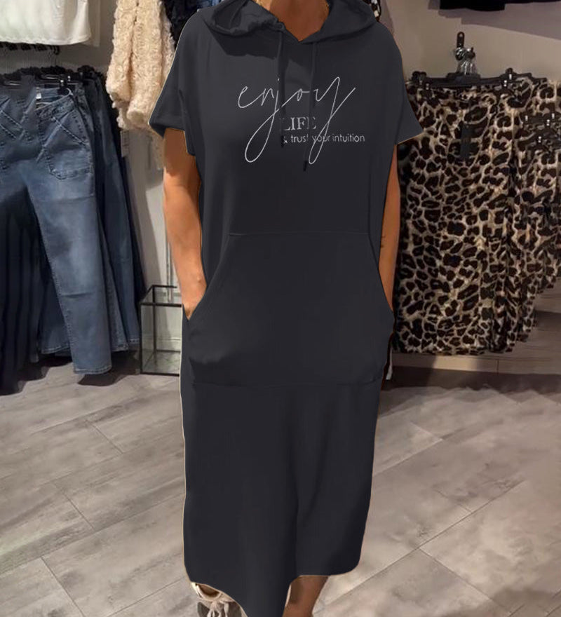 Saskia™ | Vestido casual com capuz