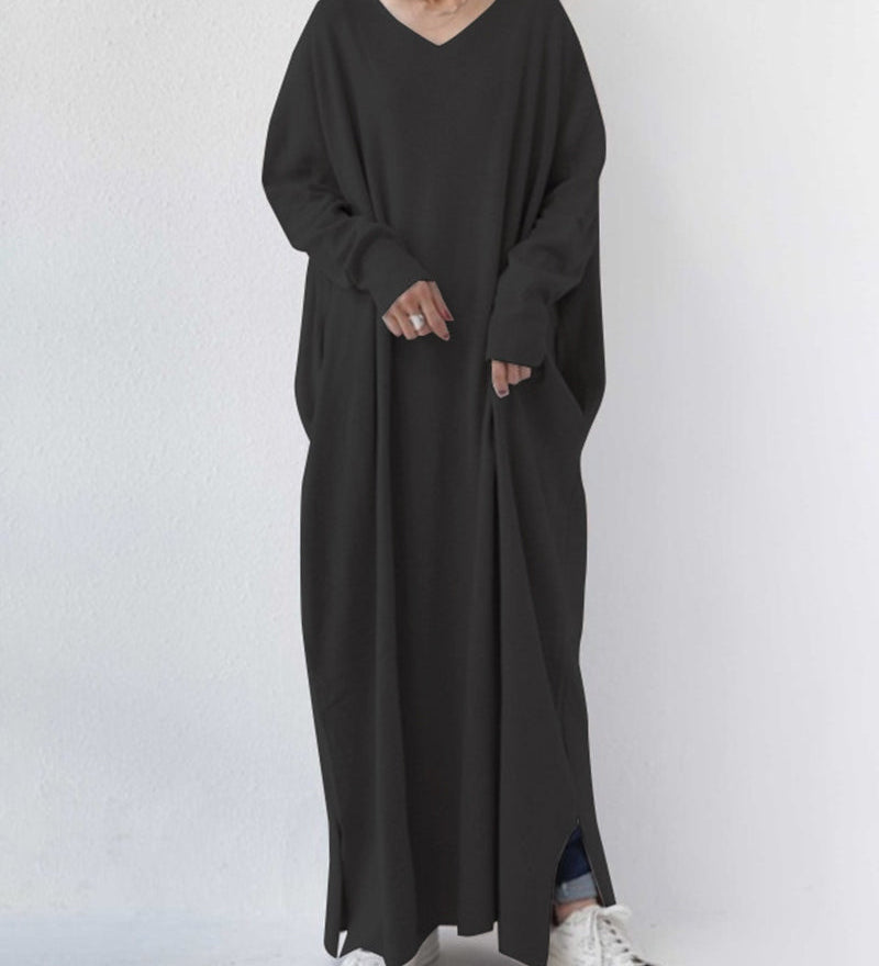 Sofia™ | Vestido longo de inverno elegante para mulheres com mangas compridas