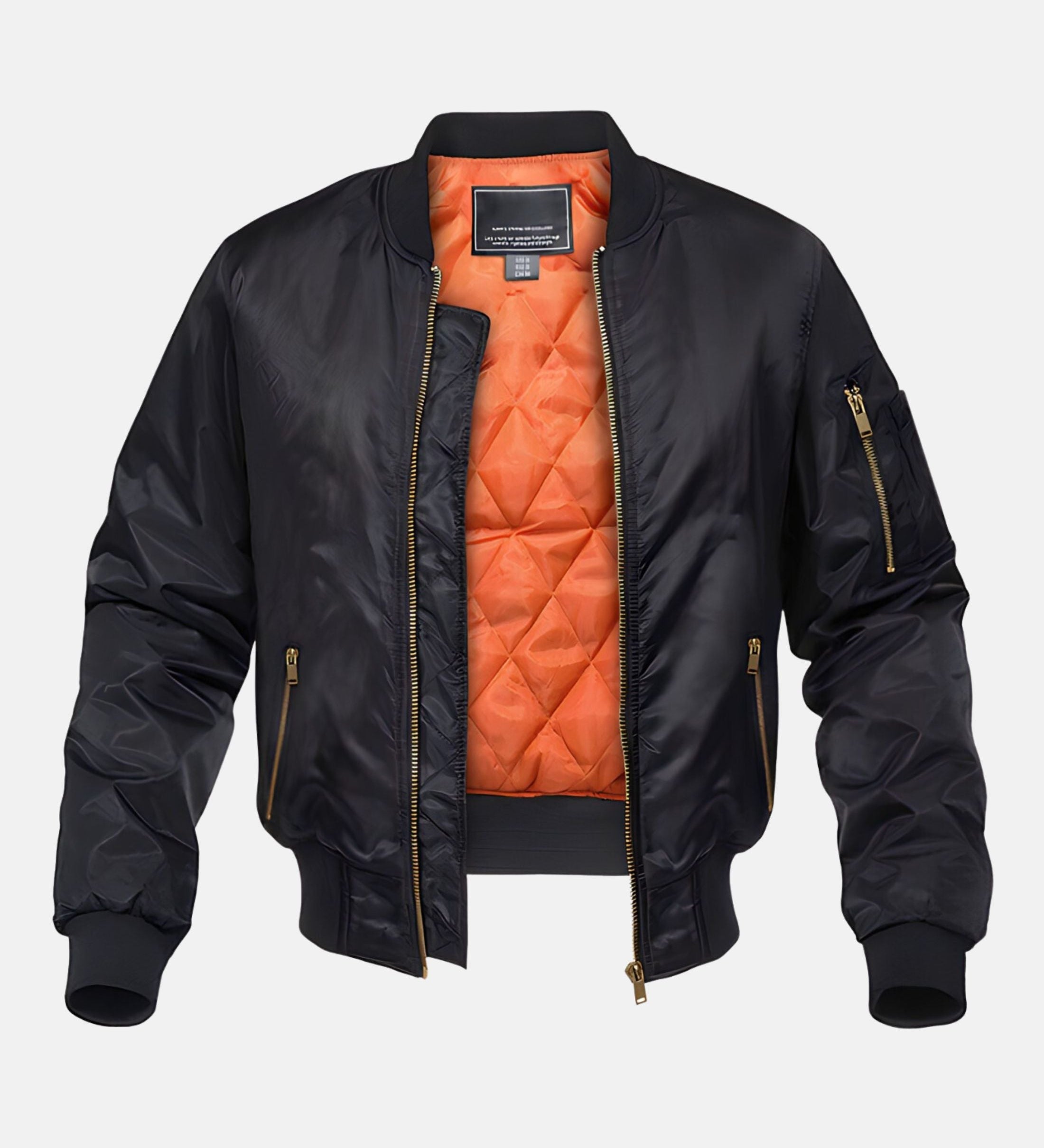 Casaco bomber acolchoado elegante