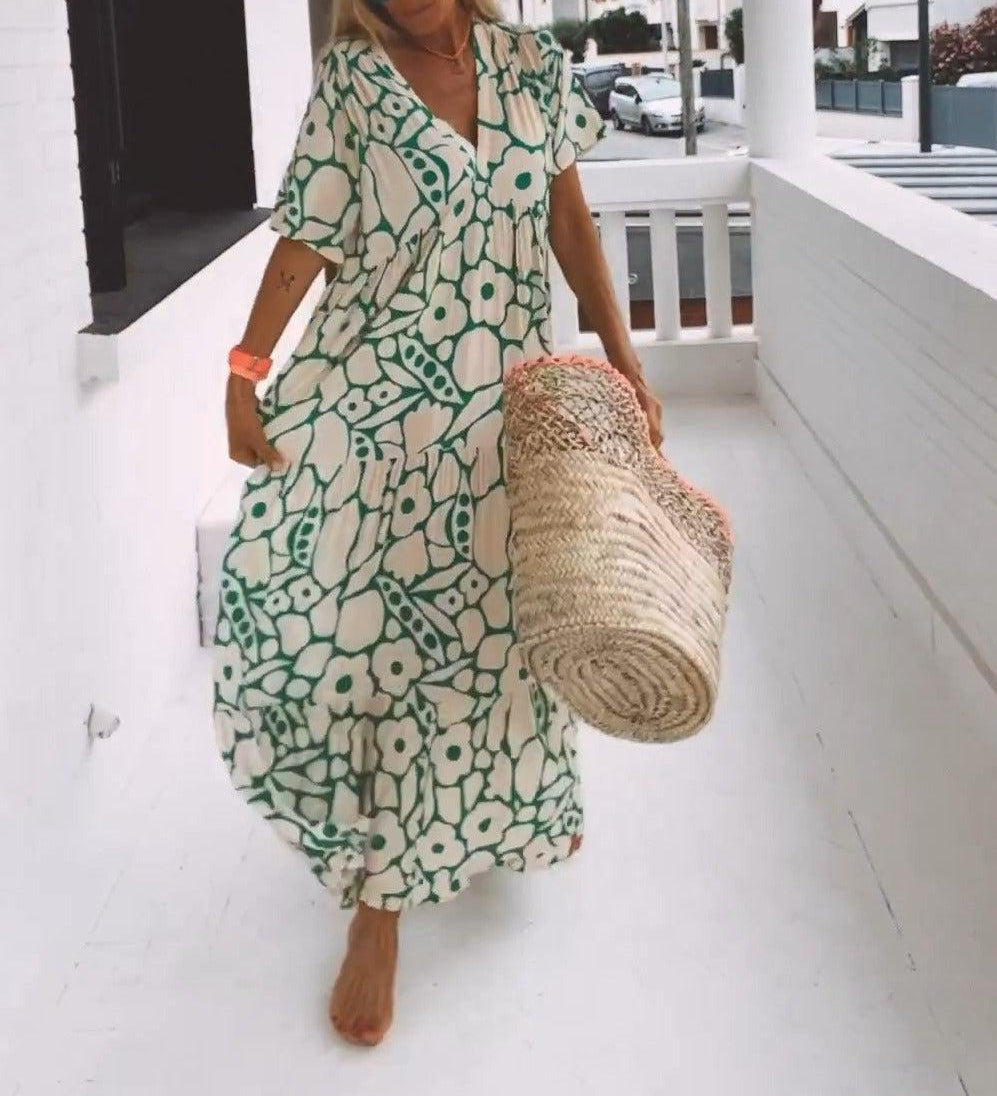 Naila - Vestido de manga curta