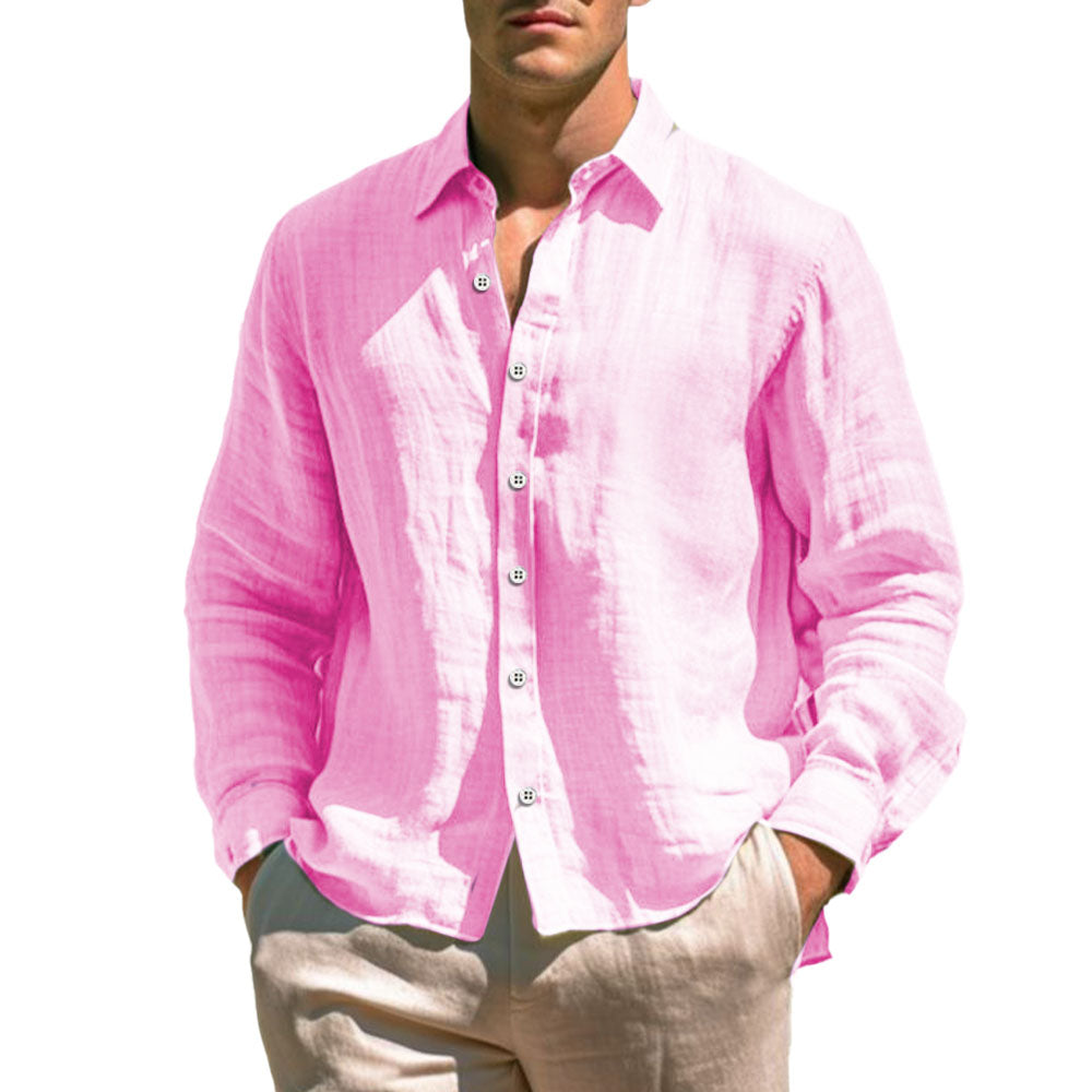 Camisa casual de linho