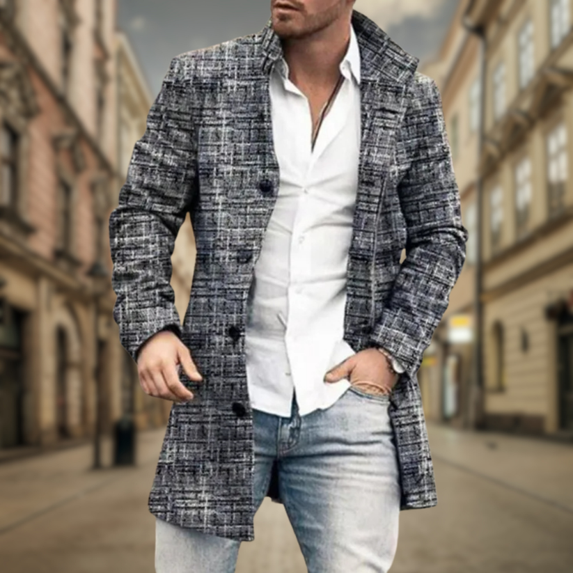 Casaco de homem elegante