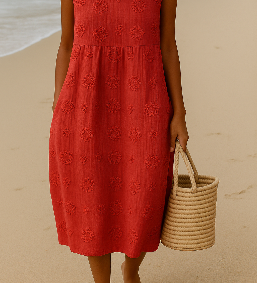 Elena | Vestido Bordado para Elegância Natural