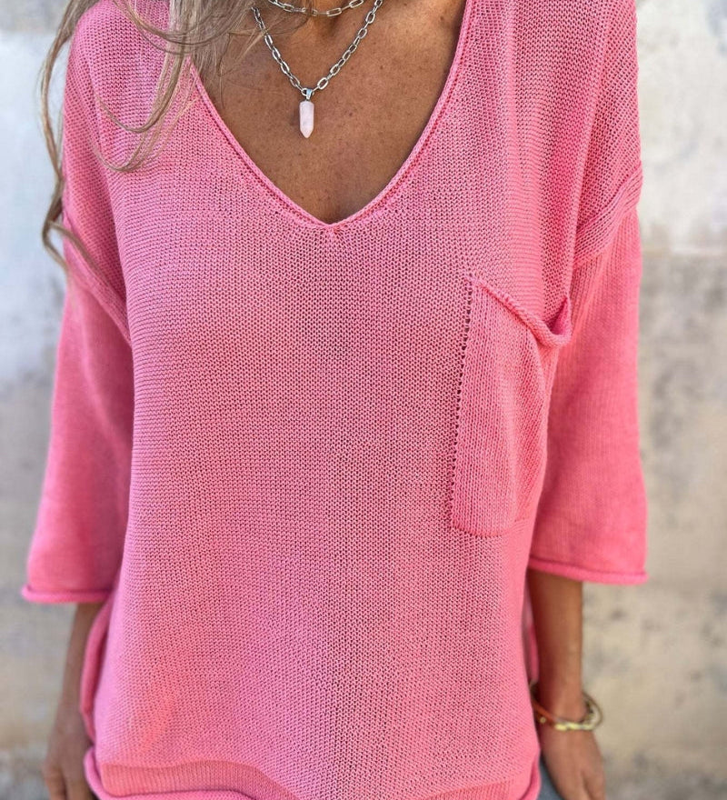 SEMBE - TOP DE MALHA BOHO