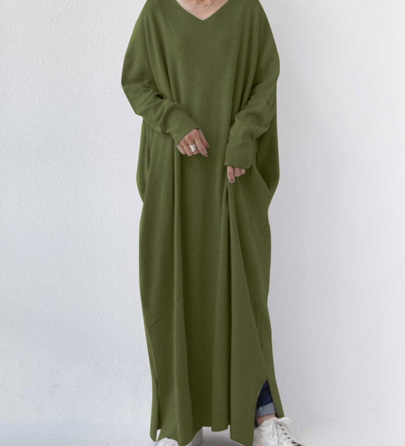 Sofia™ | Vestido longo de inverno elegante para mulheres com mangas compridas