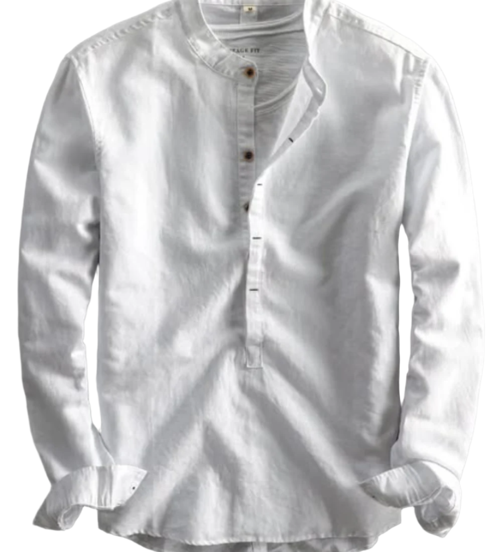 Camisa de linho premium