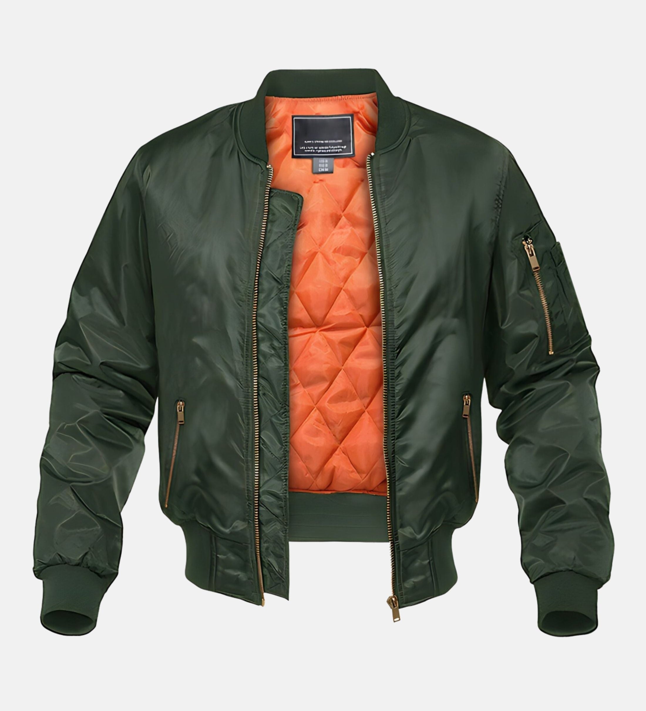 Casaco bomber acolchoado elegante