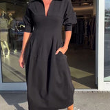 Karolin | Vestido longo confortável