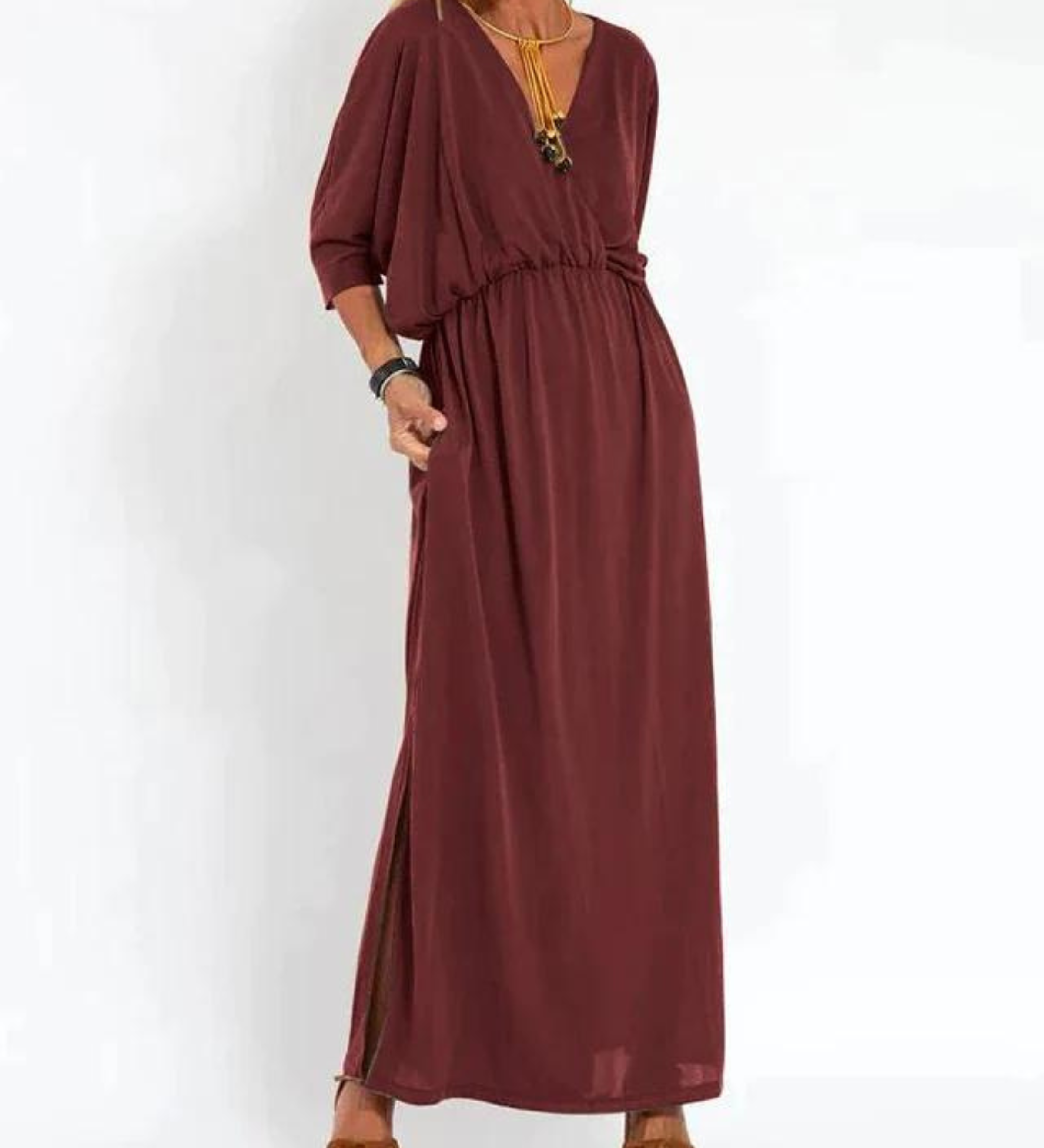 LANI – Vestido longo vintage