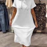 Saskia™ | Vestido casual com capuz