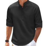 Camisa pólo de manga comprida