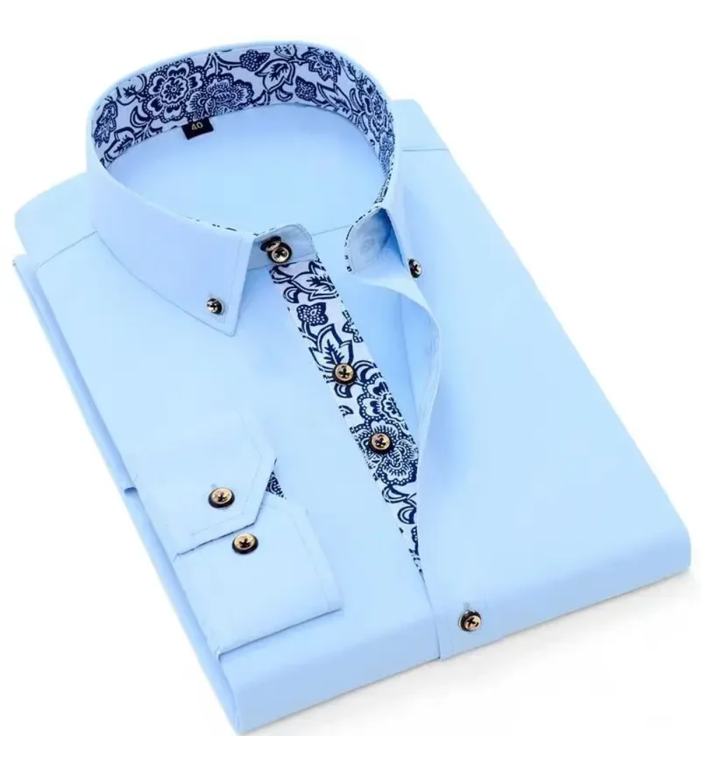Givalli - Camisa clássica de algodão