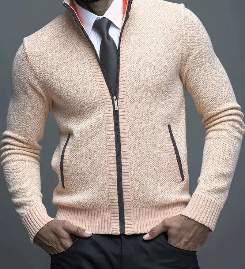Casaco de malha elegante