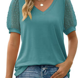 Lara | Top elegante com decote em V
