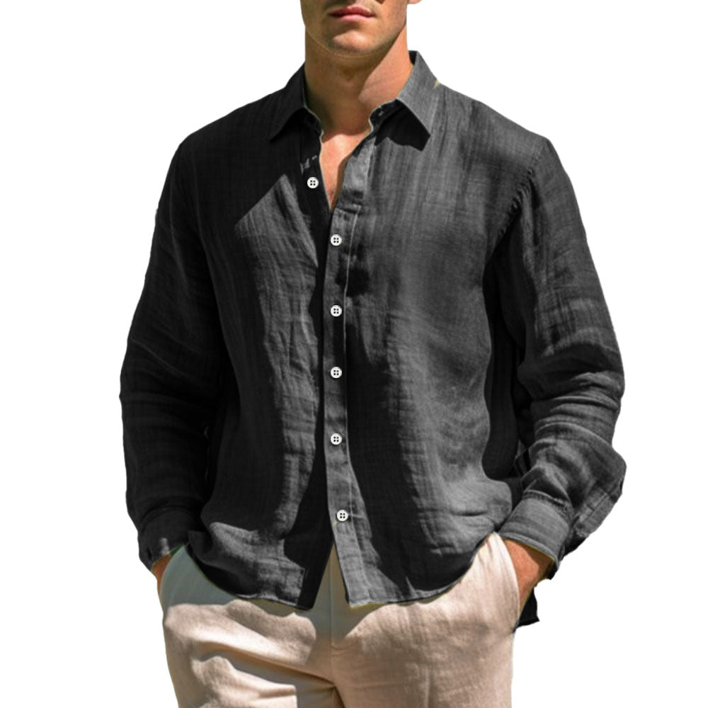 Camisa casual de linho