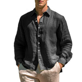 Camisa casual de linho