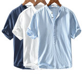 Camisa de linho de Singapura