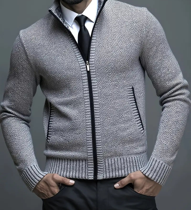Casaco de malha elegante