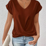 Eloise™ | Camiseta casual com decote em coração