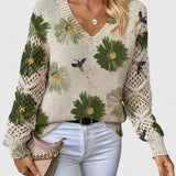 Aurélie | Suéter elegante com estampa floral
