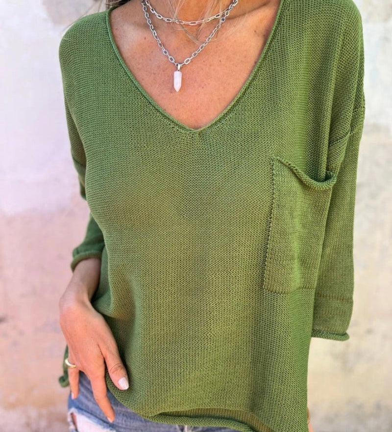 SEMBE - TOP DE MALHA BOHO