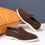 Mocassins clássicos de camurça
