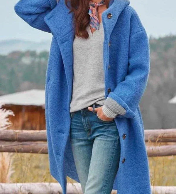 Amélia : Casaco de inverno comprido e elegante