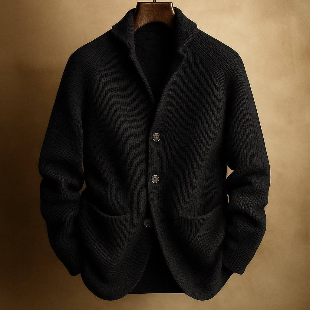 Roro | CARDIGAN EM LANA CÔNICA PARA HOMEM