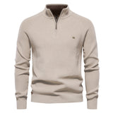 Camisola com fecho de correr de luxo