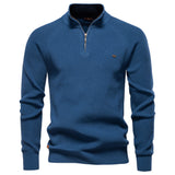 Camisola com fecho de correr de luxo