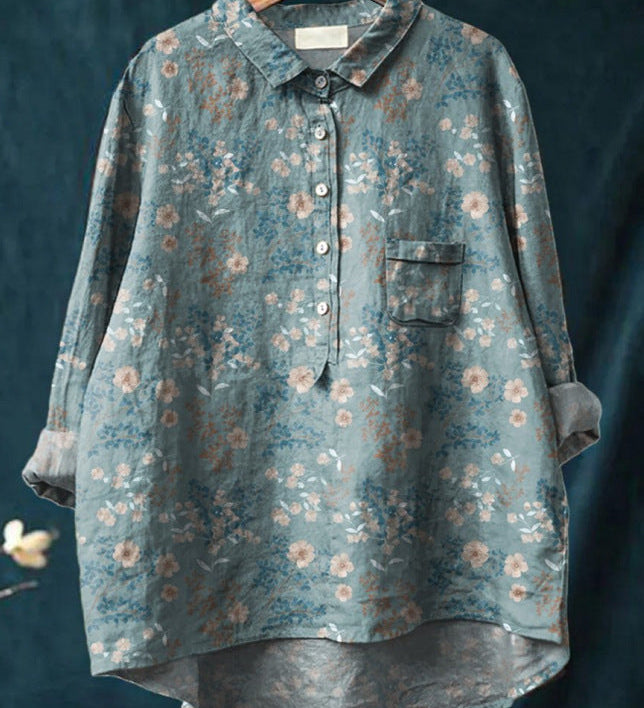 Elise™ | Blusa Floral Clássica