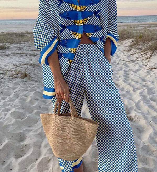 Zairine™ | Conjunto feminino leve e sofisticado para dias de verão