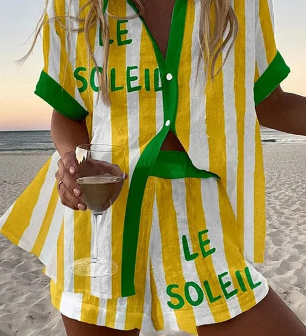 Jorelle™ | Conjunto curto leve para o verão