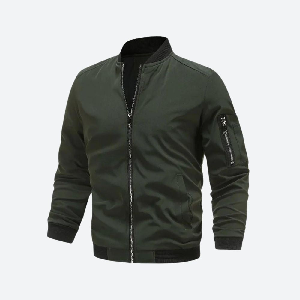 Casaco de bombardeiro elegante