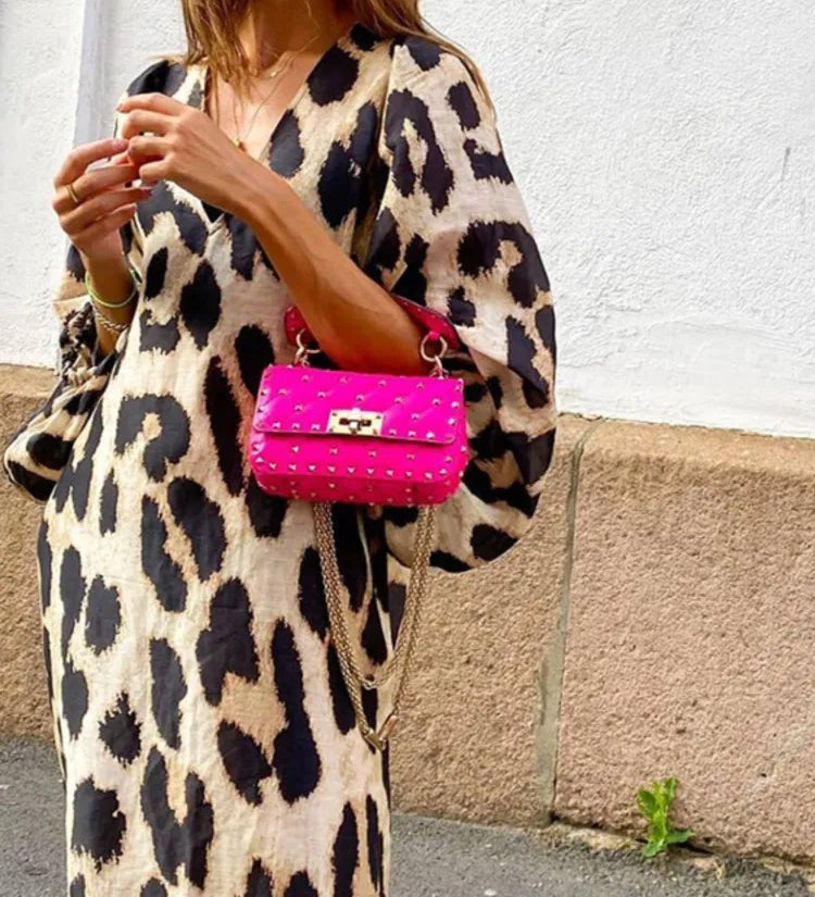 Lisa™ - Vestido com estampa de leopardo