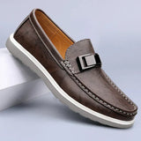 Mocassins de couro de luxo