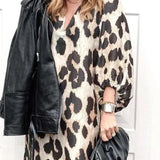 Lisa™ - Vestido com estampa de leopardo