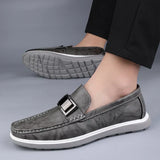 Mocassins de couro de luxo