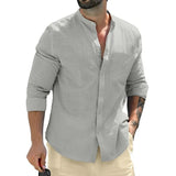 Camisa de linho para homem